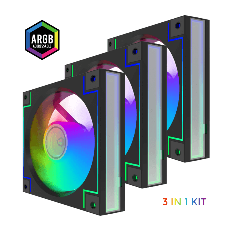 120mm & 140mm case fans | computer case fans | rgb cool case fans