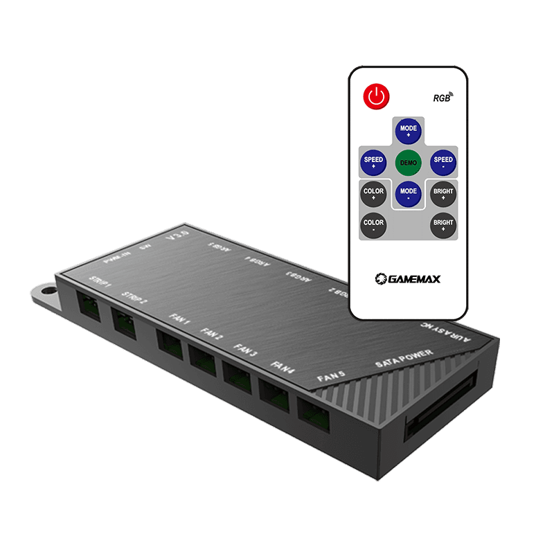 V3. PWM Remote ARGB PWM Fan Hub