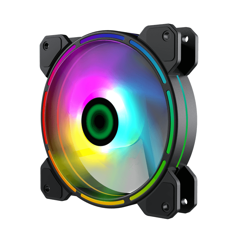 120mm ARGB Rainbow Dual Ring fan